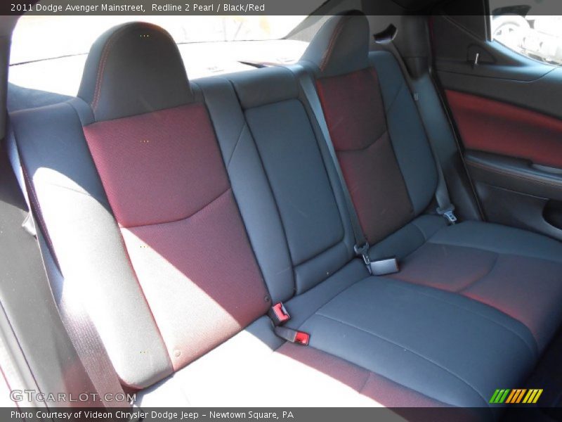 Redline 2 Pearl / Black/Red 2011 Dodge Avenger Mainstreet