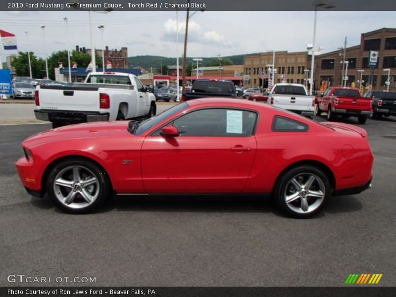 Torch Red / Charcoal Black 2010 Ford Mustang GT Premium Coupe