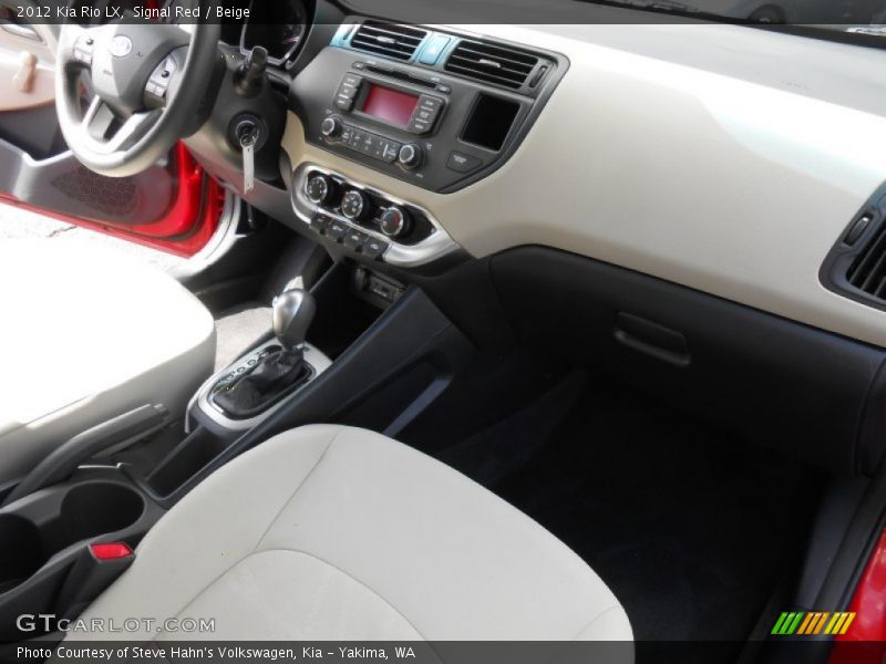 Signal Red / Beige 2012 Kia Rio LX