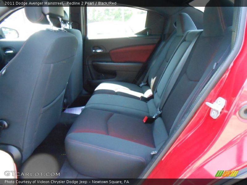 Redline 2 Pearl / Black/Red 2011 Dodge Avenger Mainstreet