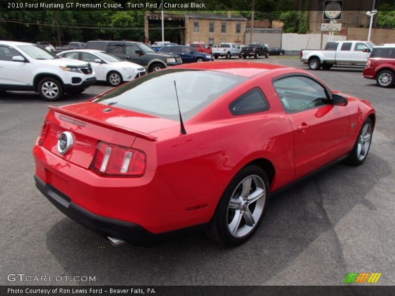 Torch Red / Charcoal Black 2010 Ford Mustang GT Premium Coupe