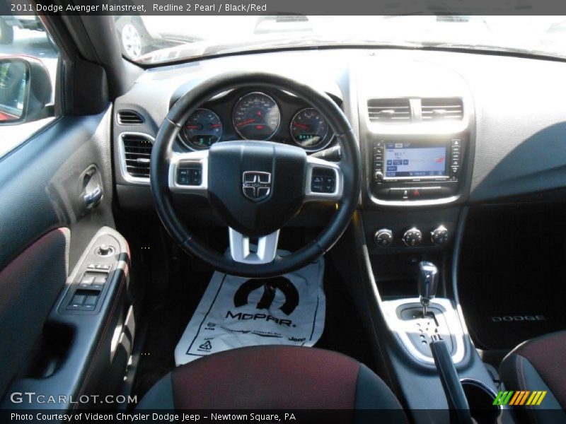 Redline 2 Pearl / Black/Red 2011 Dodge Avenger Mainstreet
