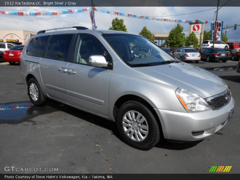 Bright Silver / Gray 2012 Kia Sedona LX