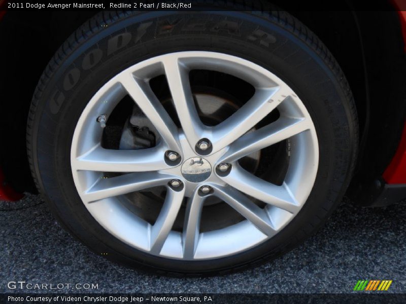 Redline 2 Pearl / Black/Red 2011 Dodge Avenger Mainstreet