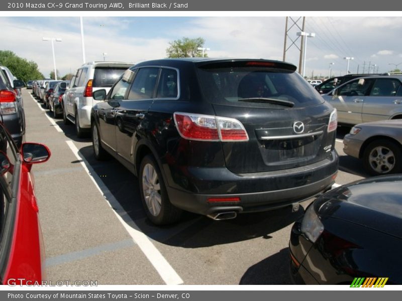 Brilliant Black / Sand 2010 Mazda CX-9 Grand Touring AWD