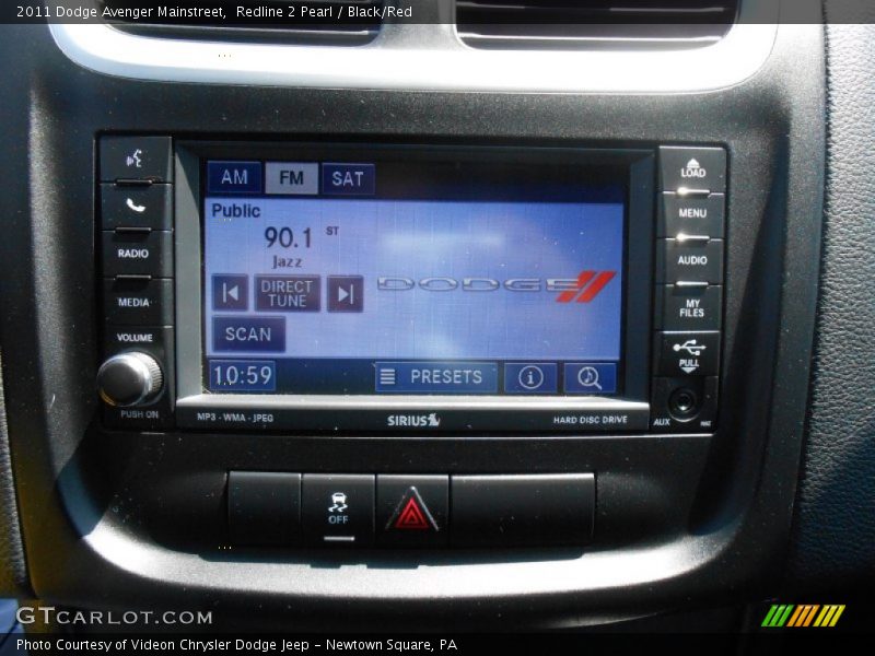 Redline 2 Pearl / Black/Red 2011 Dodge Avenger Mainstreet