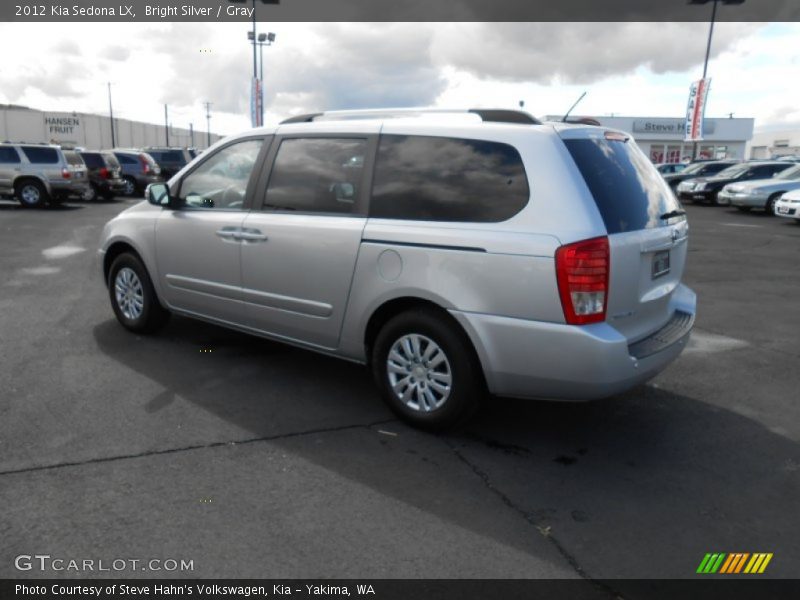 Bright Silver / Gray 2012 Kia Sedona LX