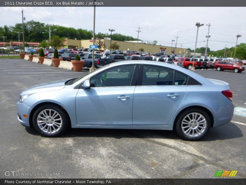 Ice Blue Metallic / Jet Black 2011 Chevrolet Cruze ECO