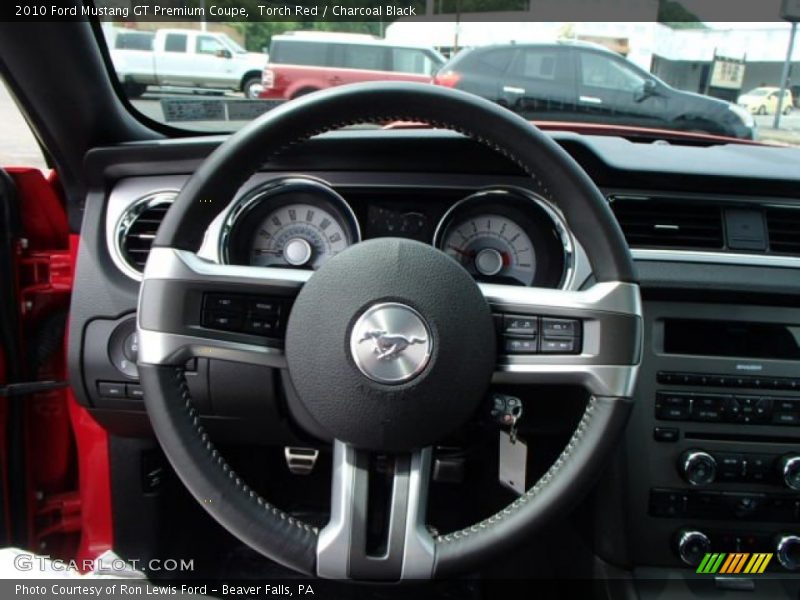 Torch Red / Charcoal Black 2010 Ford Mustang GT Premium Coupe