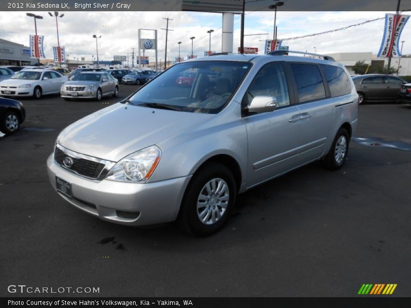 Bright Silver / Gray 2012 Kia Sedona LX