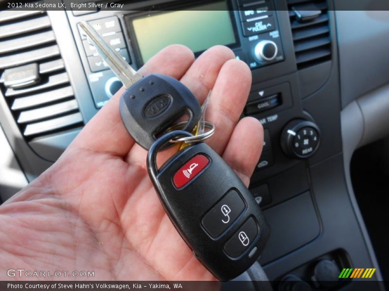 Bright Silver / Gray 2012 Kia Sedona LX