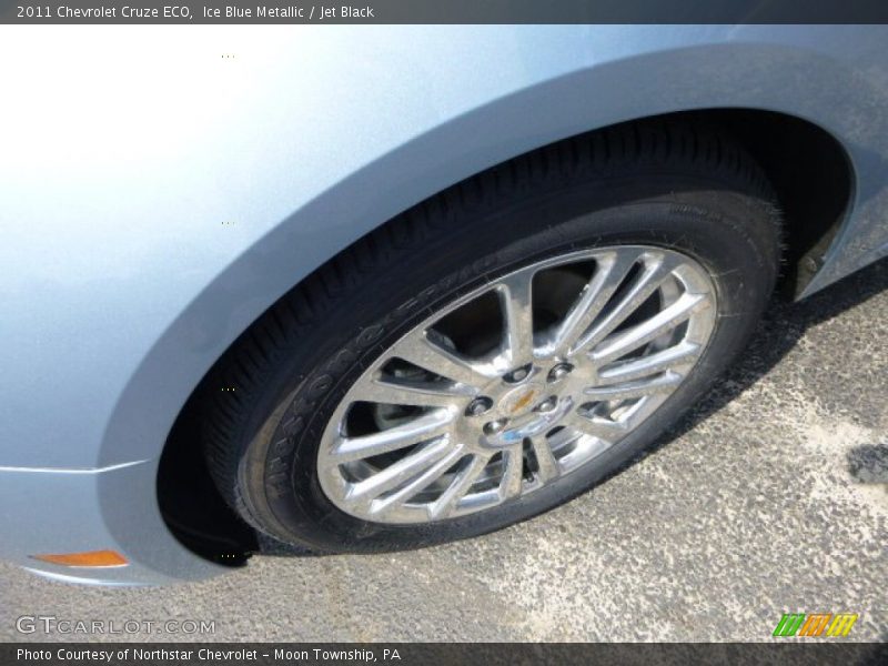 Ice Blue Metallic / Jet Black 2011 Chevrolet Cruze ECO