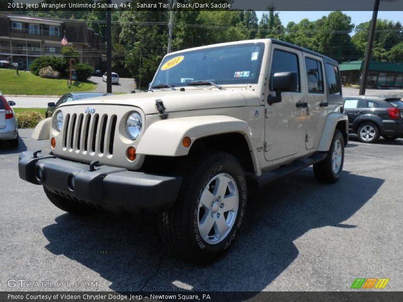 Sahara Tan / Black/Dark Saddle 2011 Jeep Wrangler Unlimited Sahara 4x4