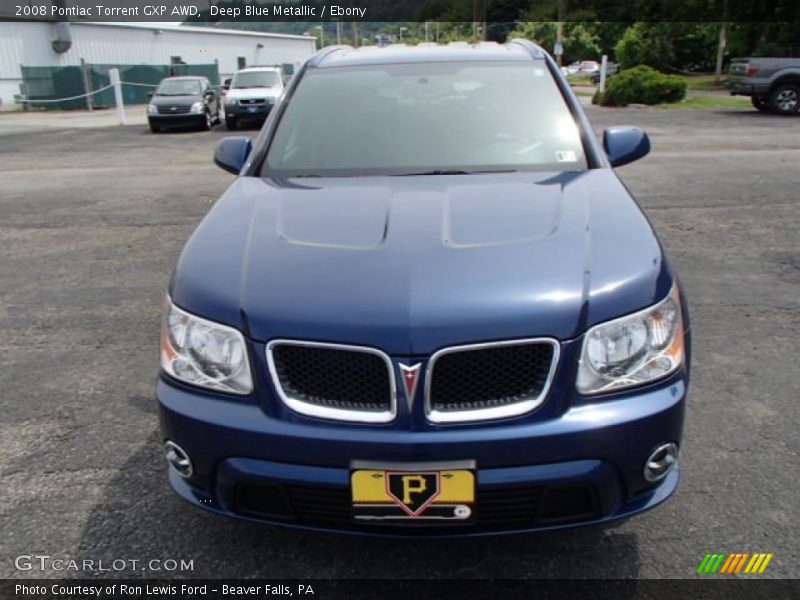 Deep Blue Metallic / Ebony 2008 Pontiac Torrent GXP AWD