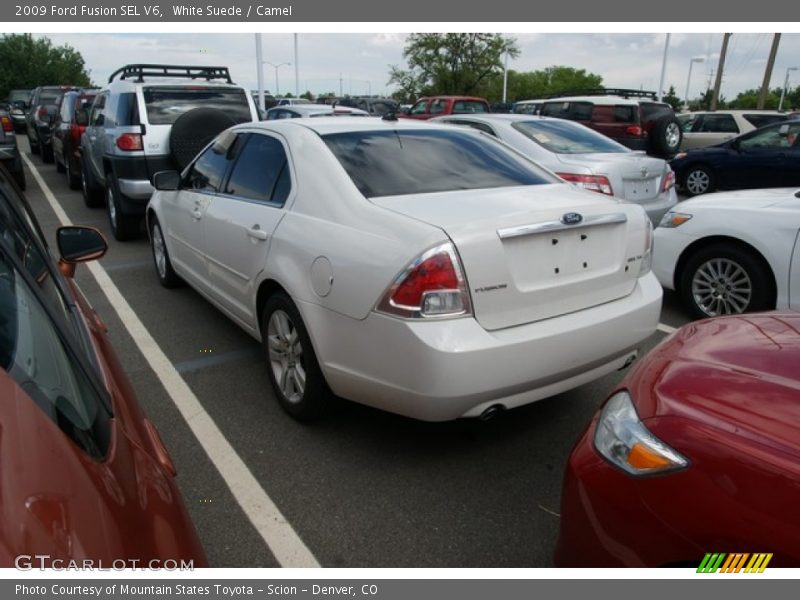 White Suede / Camel 2009 Ford Fusion SEL V6