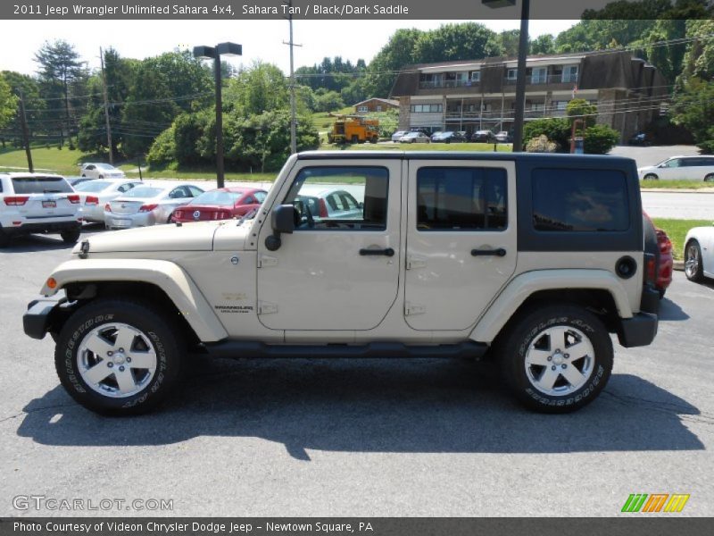 Sahara Tan / Black/Dark Saddle 2011 Jeep Wrangler Unlimited Sahara 4x4