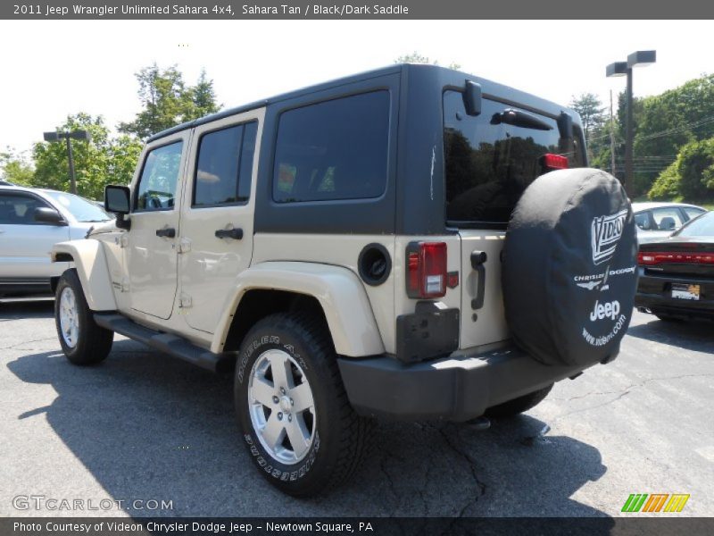 Sahara Tan / Black/Dark Saddle 2011 Jeep Wrangler Unlimited Sahara 4x4