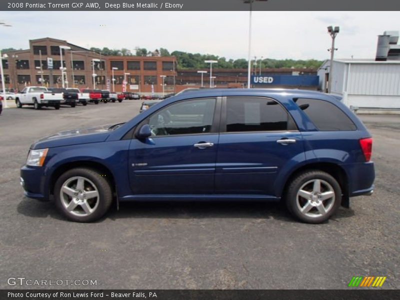 Deep Blue Metallic / Ebony 2008 Pontiac Torrent GXP AWD