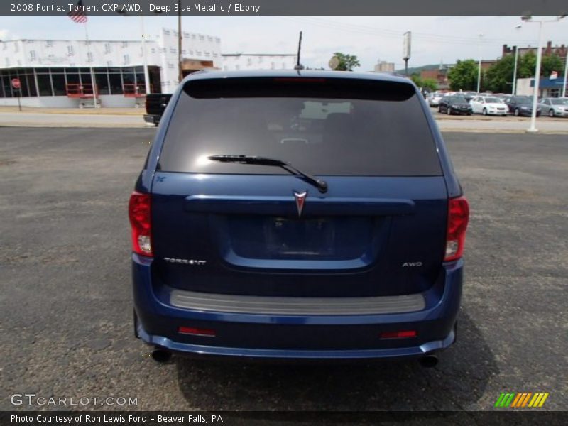 Deep Blue Metallic / Ebony 2008 Pontiac Torrent GXP AWD