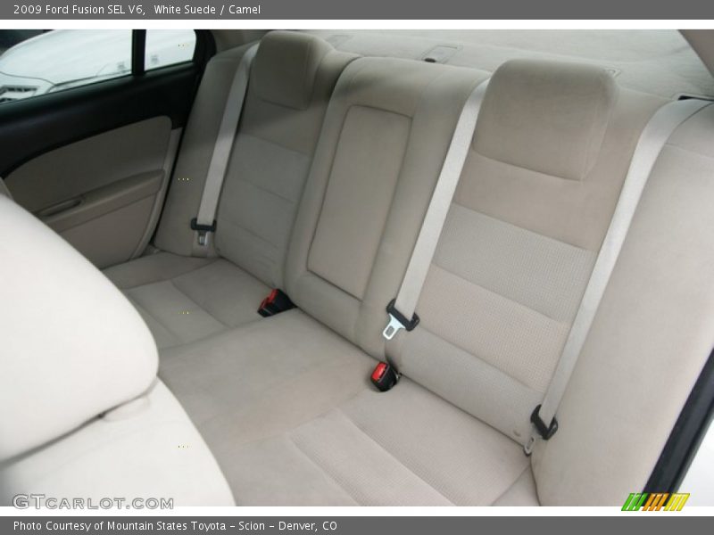 White Suede / Camel 2009 Ford Fusion SEL V6