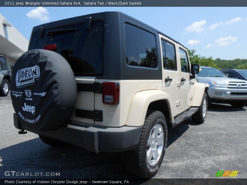 Sahara Tan / Black/Dark Saddle 2011 Jeep Wrangler Unlimited Sahara 4x4