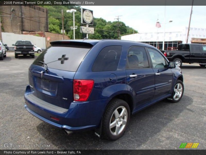 Deep Blue Metallic / Ebony 2008 Pontiac Torrent GXP AWD