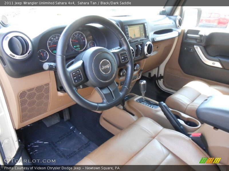 Sahara Tan / Black/Dark Saddle 2011 Jeep Wrangler Unlimited Sahara 4x4