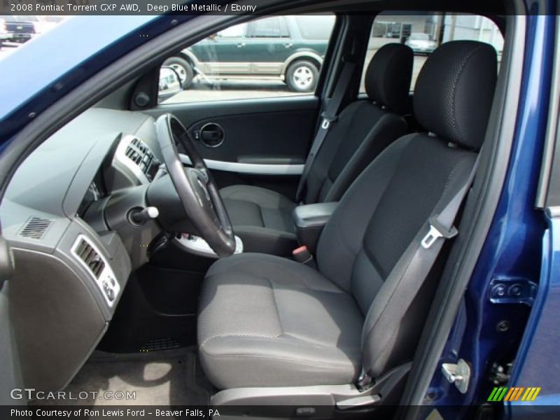 Front Seat of 2008 Torrent GXP AWD