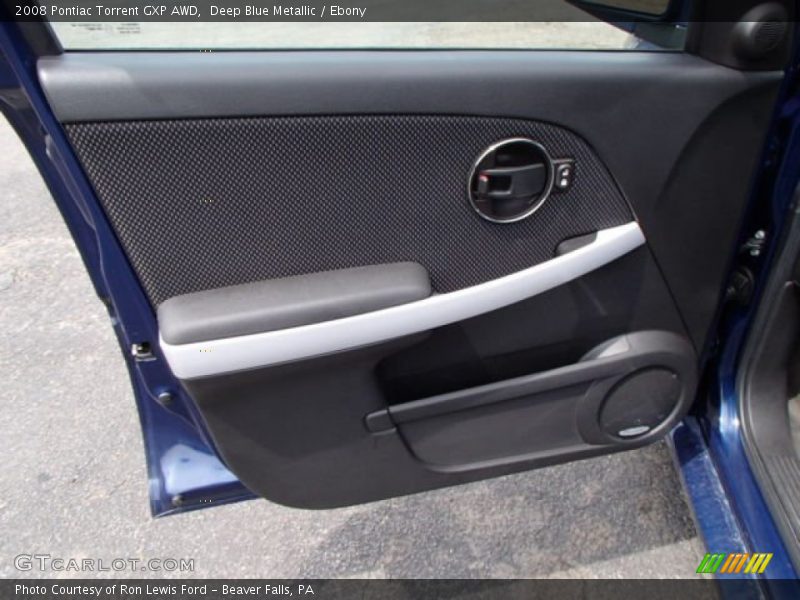 Deep Blue Metallic / Ebony 2008 Pontiac Torrent GXP AWD