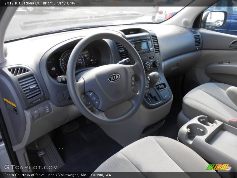 Bright Silver / Gray 2012 Kia Sedona LX