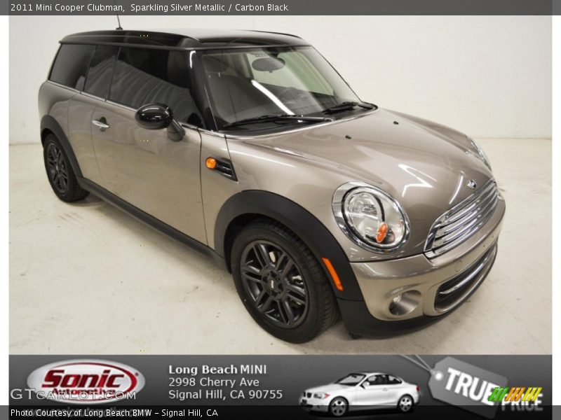 Sparkling Silver Metallic / Carbon Black 2011 Mini Cooper Clubman