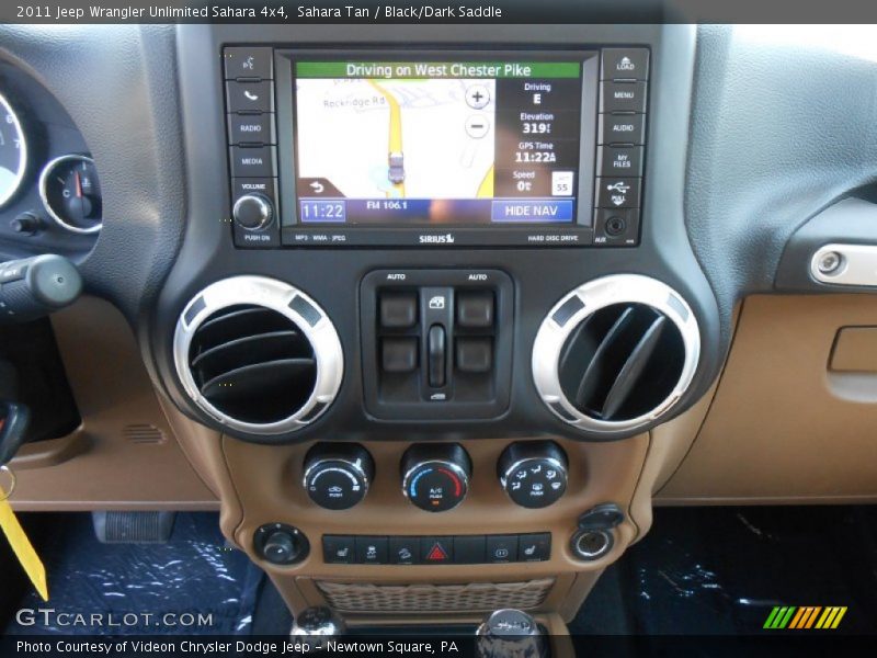 Sahara Tan / Black/Dark Saddle 2011 Jeep Wrangler Unlimited Sahara 4x4
