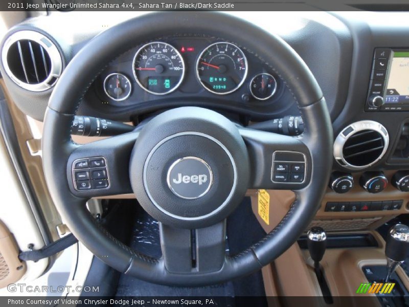 Sahara Tan / Black/Dark Saddle 2011 Jeep Wrangler Unlimited Sahara 4x4