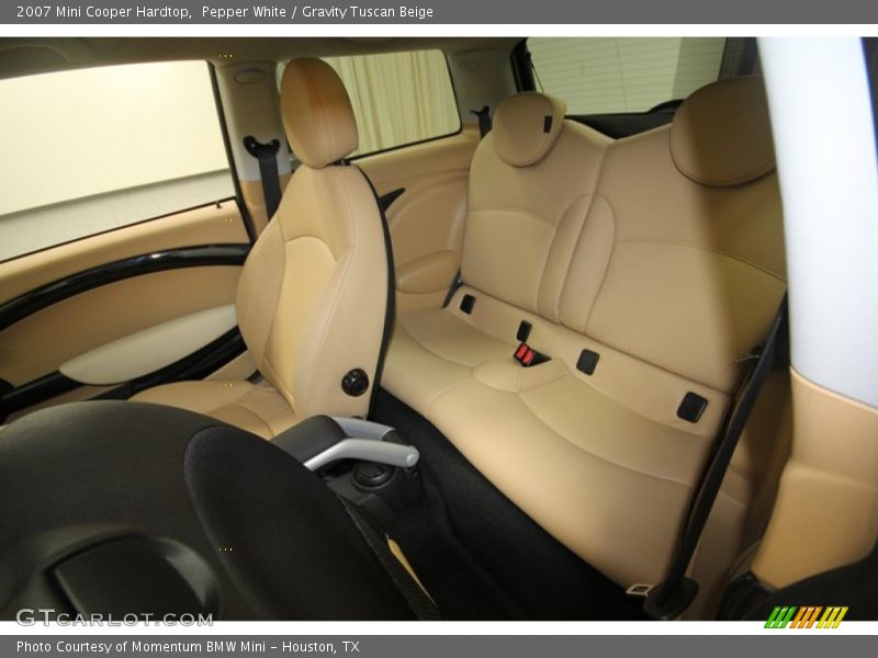Pepper White / Gravity Tuscan Beige 2007 Mini Cooper Hardtop