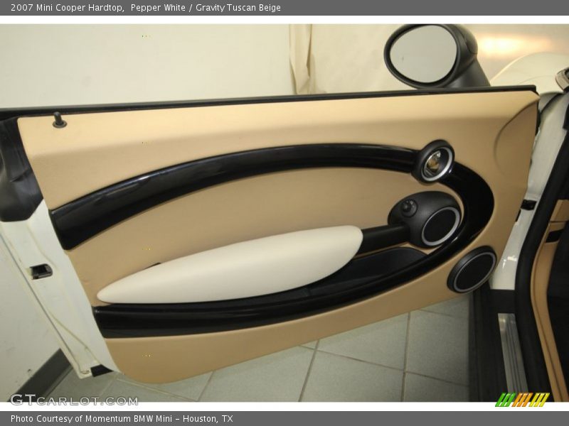 Pepper White / Gravity Tuscan Beige 2007 Mini Cooper Hardtop