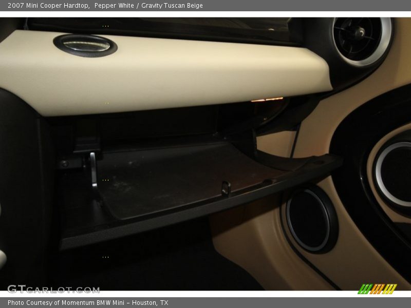 Pepper White / Gravity Tuscan Beige 2007 Mini Cooper Hardtop
