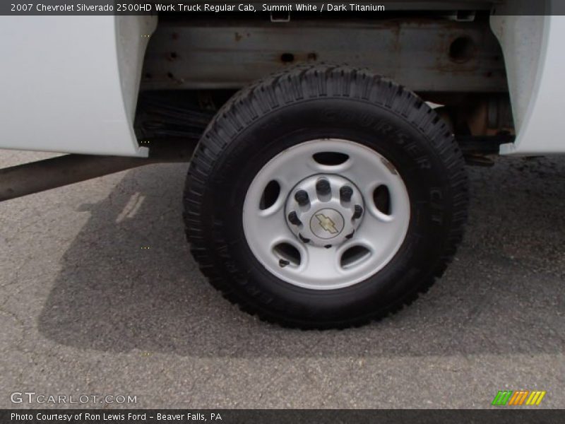 Summit White / Dark Titanium 2007 Chevrolet Silverado 2500HD Work Truck Regular Cab