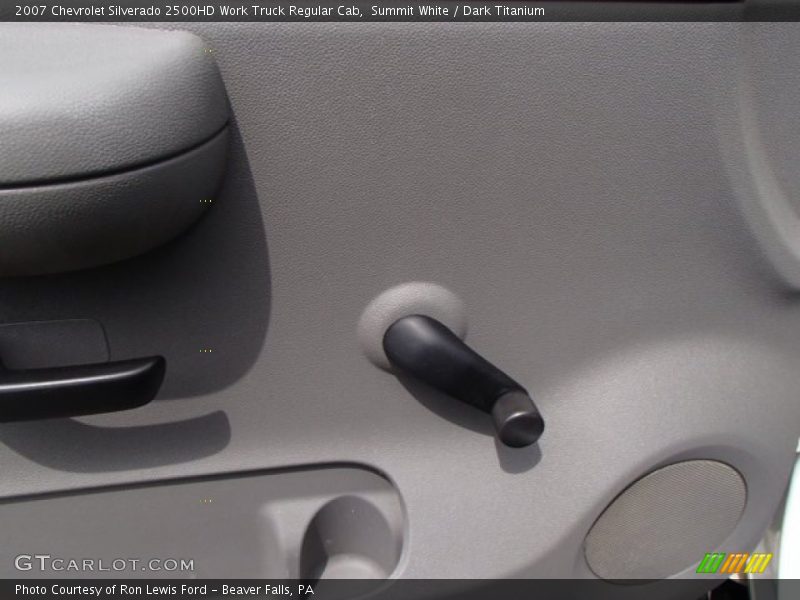 Summit White / Dark Titanium 2007 Chevrolet Silverado 2500HD Work Truck Regular Cab
