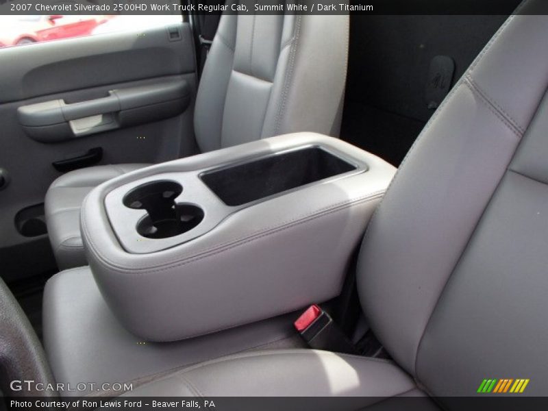 Summit White / Dark Titanium 2007 Chevrolet Silverado 2500HD Work Truck Regular Cab