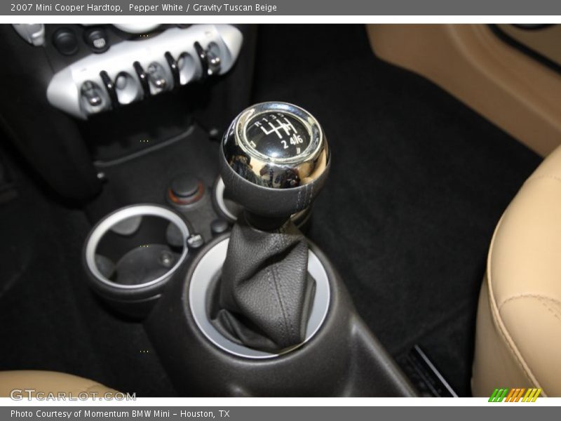 Pepper White / Gravity Tuscan Beige 2007 Mini Cooper Hardtop