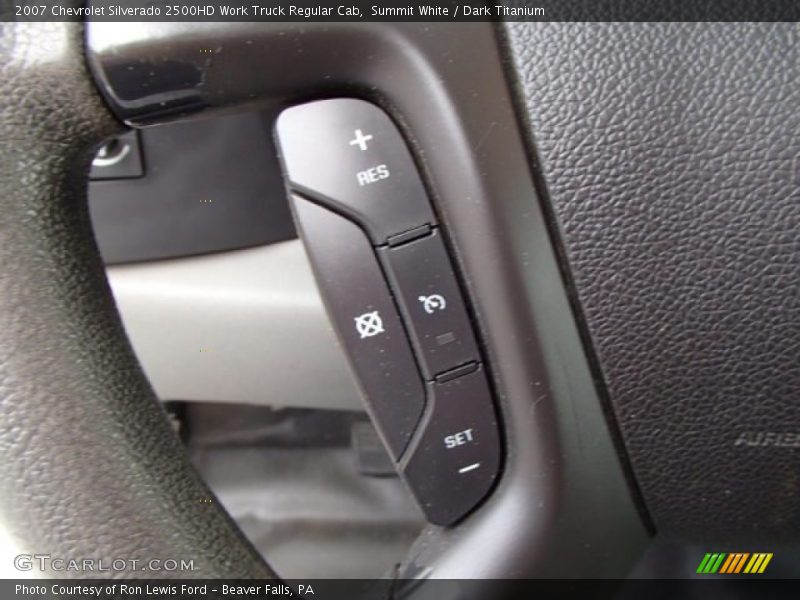 Summit White / Dark Titanium 2007 Chevrolet Silverado 2500HD Work Truck Regular Cab