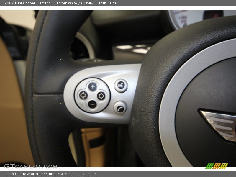 Pepper White / Gravity Tuscan Beige 2007 Mini Cooper Hardtop