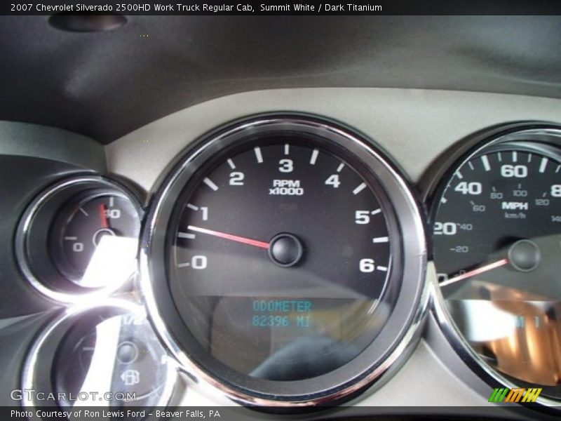 Summit White / Dark Titanium 2007 Chevrolet Silverado 2500HD Work Truck Regular Cab