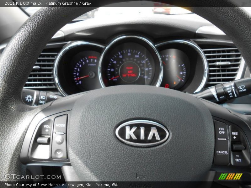 Platinum Graphite / Gray 2011 Kia Optima LX