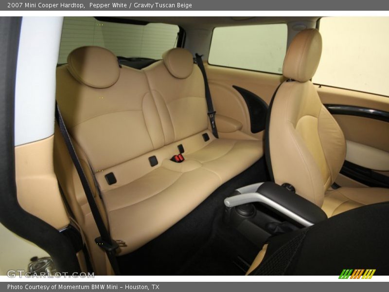 Pepper White / Gravity Tuscan Beige 2007 Mini Cooper Hardtop