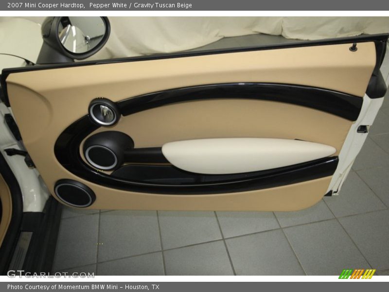 Pepper White / Gravity Tuscan Beige 2007 Mini Cooper Hardtop