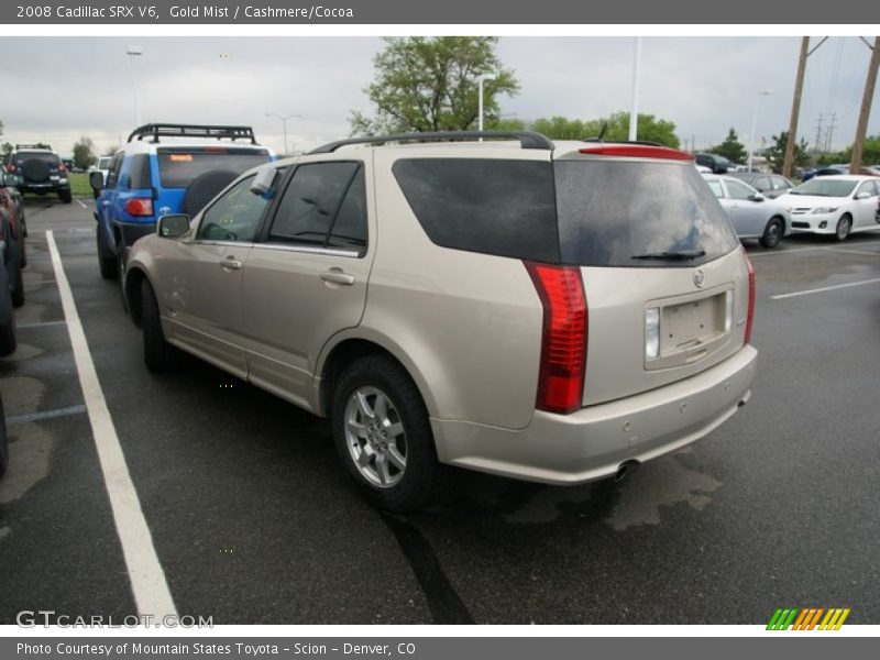 Gold Mist / Cashmere/Cocoa 2008 Cadillac SRX V6