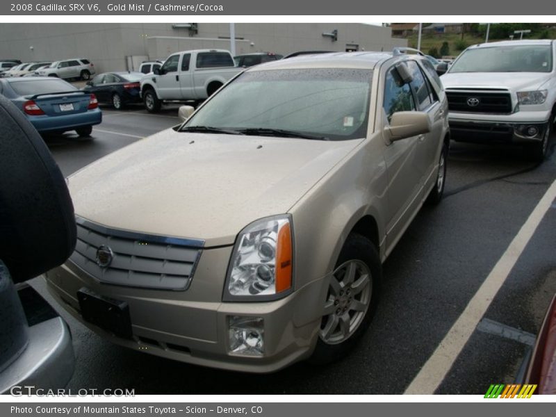 Gold Mist / Cashmere/Cocoa 2008 Cadillac SRX V6