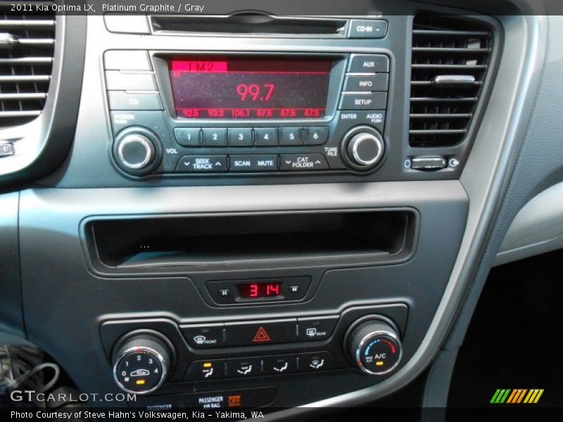 Platinum Graphite / Gray 2011 Kia Optima LX