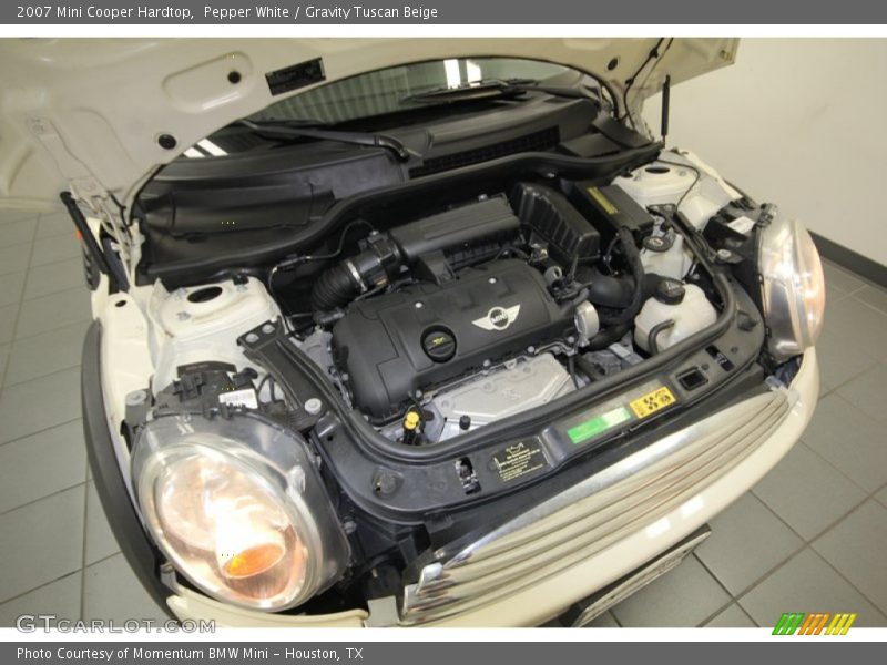 Pepper White / Gravity Tuscan Beige 2007 Mini Cooper Hardtop